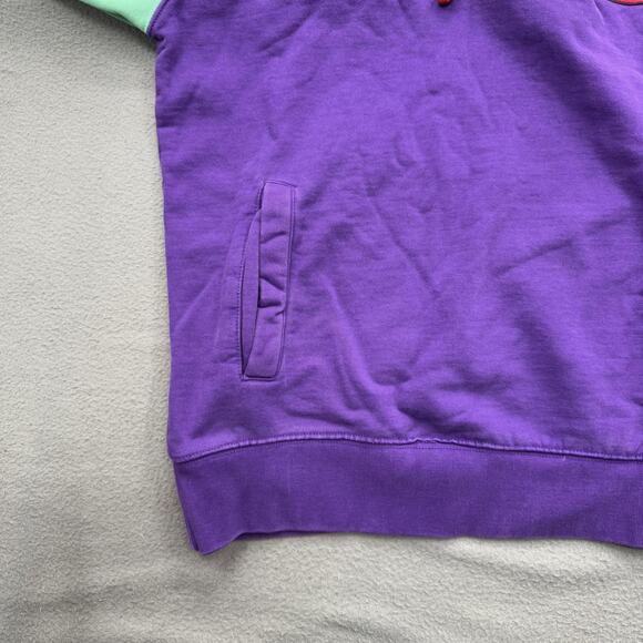 Teddy Fresh Hoodie Mens Small Colorblock Pullover Geometric Graphic Sweatshirt - Picture 6 of 10